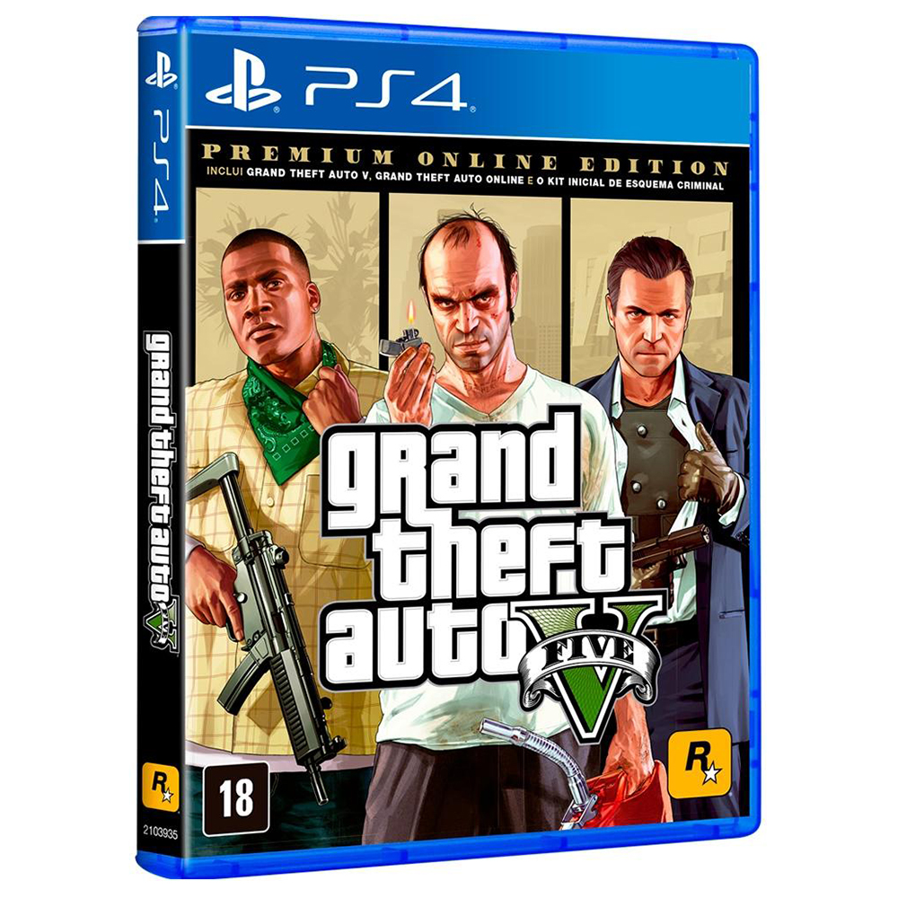 Jogo Grand Theft Auto V - PS4 - Loja Mega